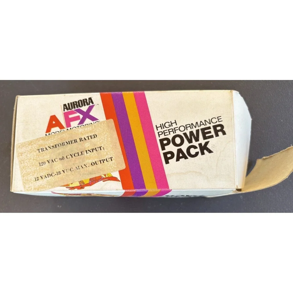 Vintage 1972‎ Aurora AFX Power Pack 120 VAC High Performance NOS